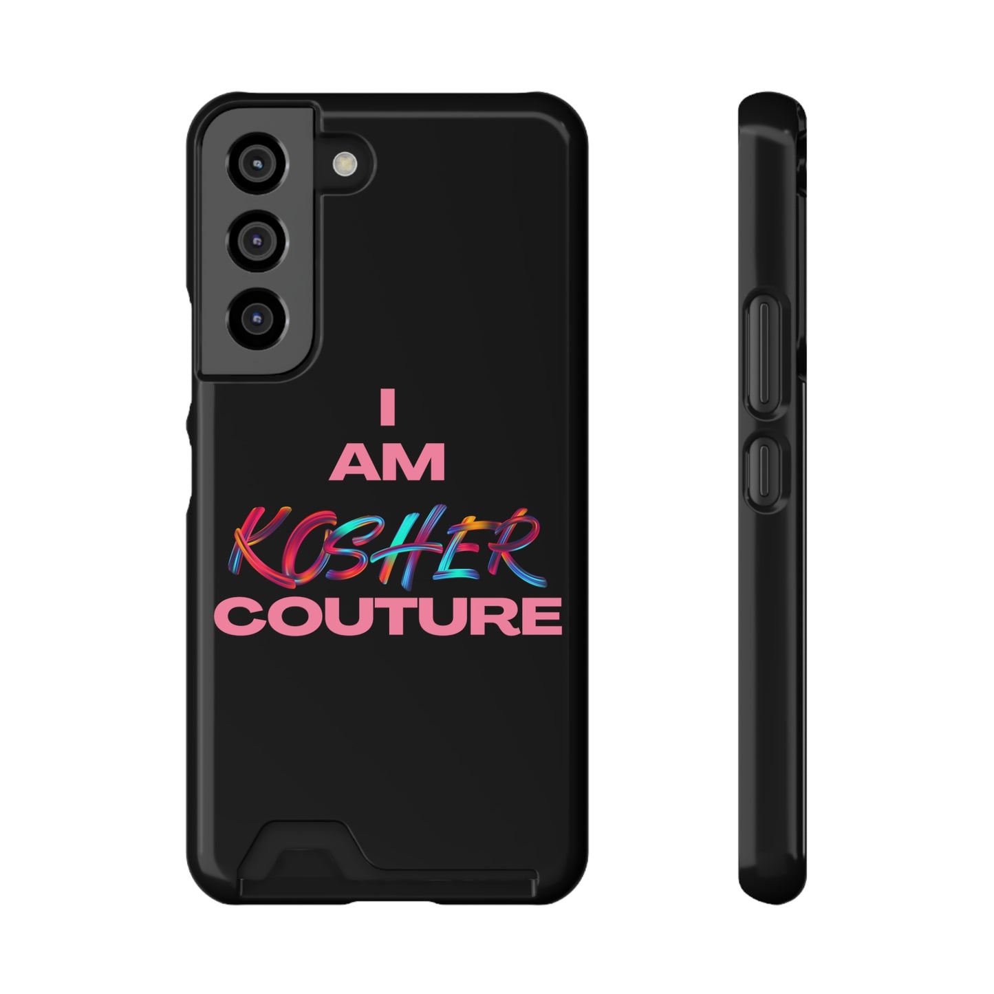 I Am Kosher Couture Phone Case with Card Holder