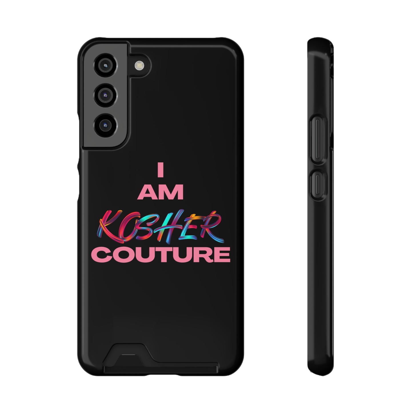 I Am Kosher Couture Phone Case with Card Holder