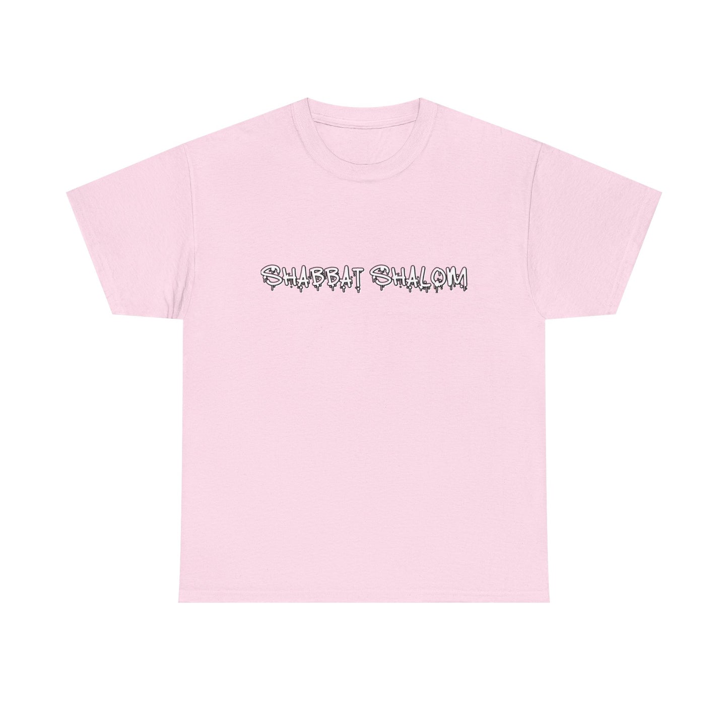 Shabbat Shalom Graffiti Tee - Urban Style Meets Tradition