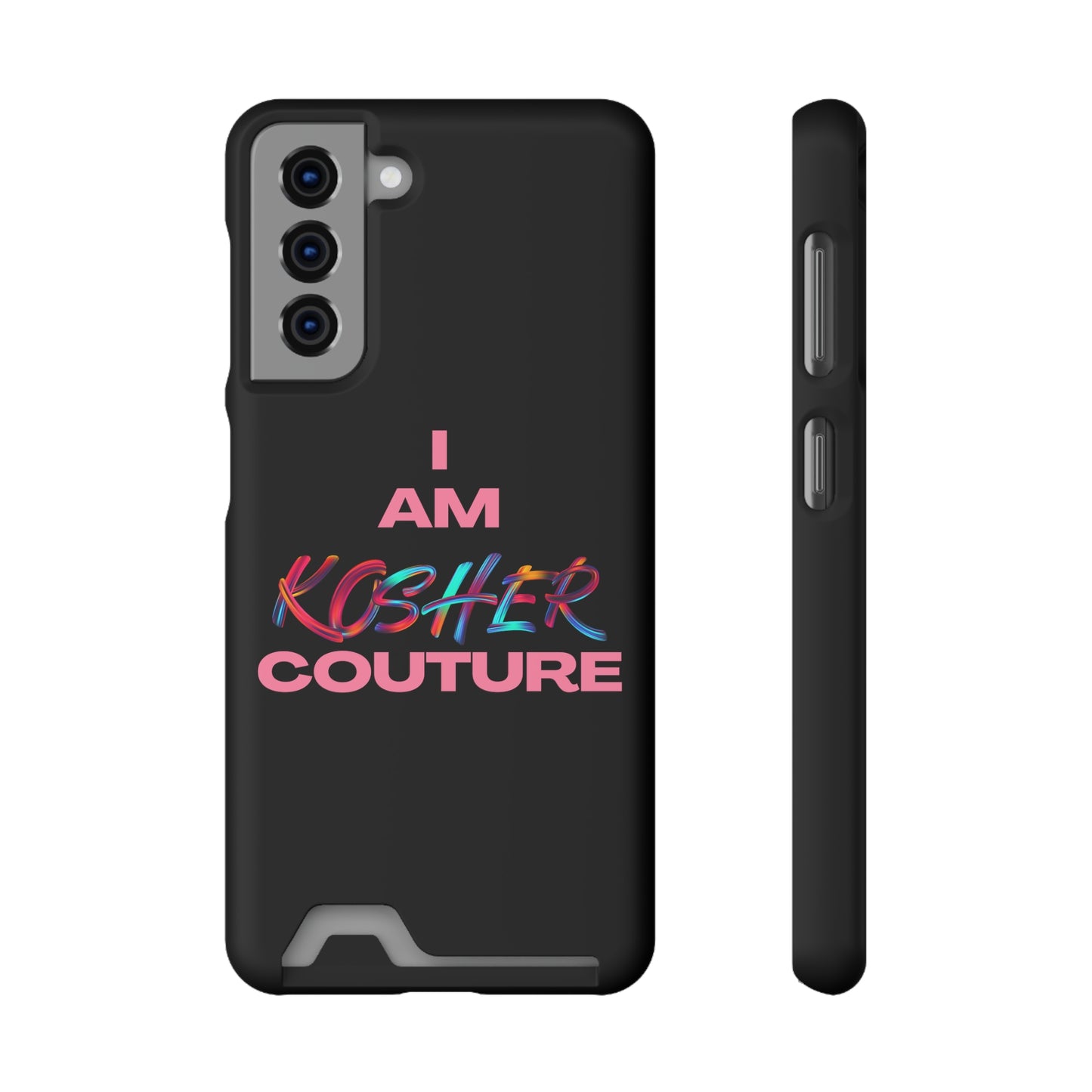 I Am Kosher Couture Phone Case with Card Holder