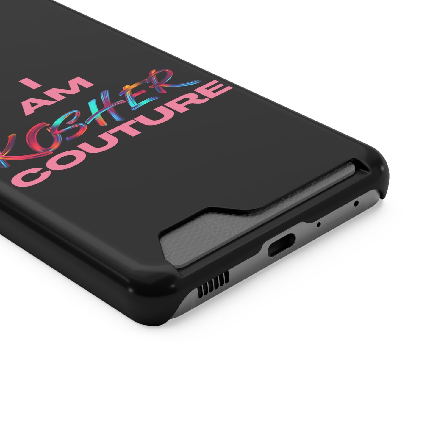 I Am Kosher Couture Phone Case with Card Holder