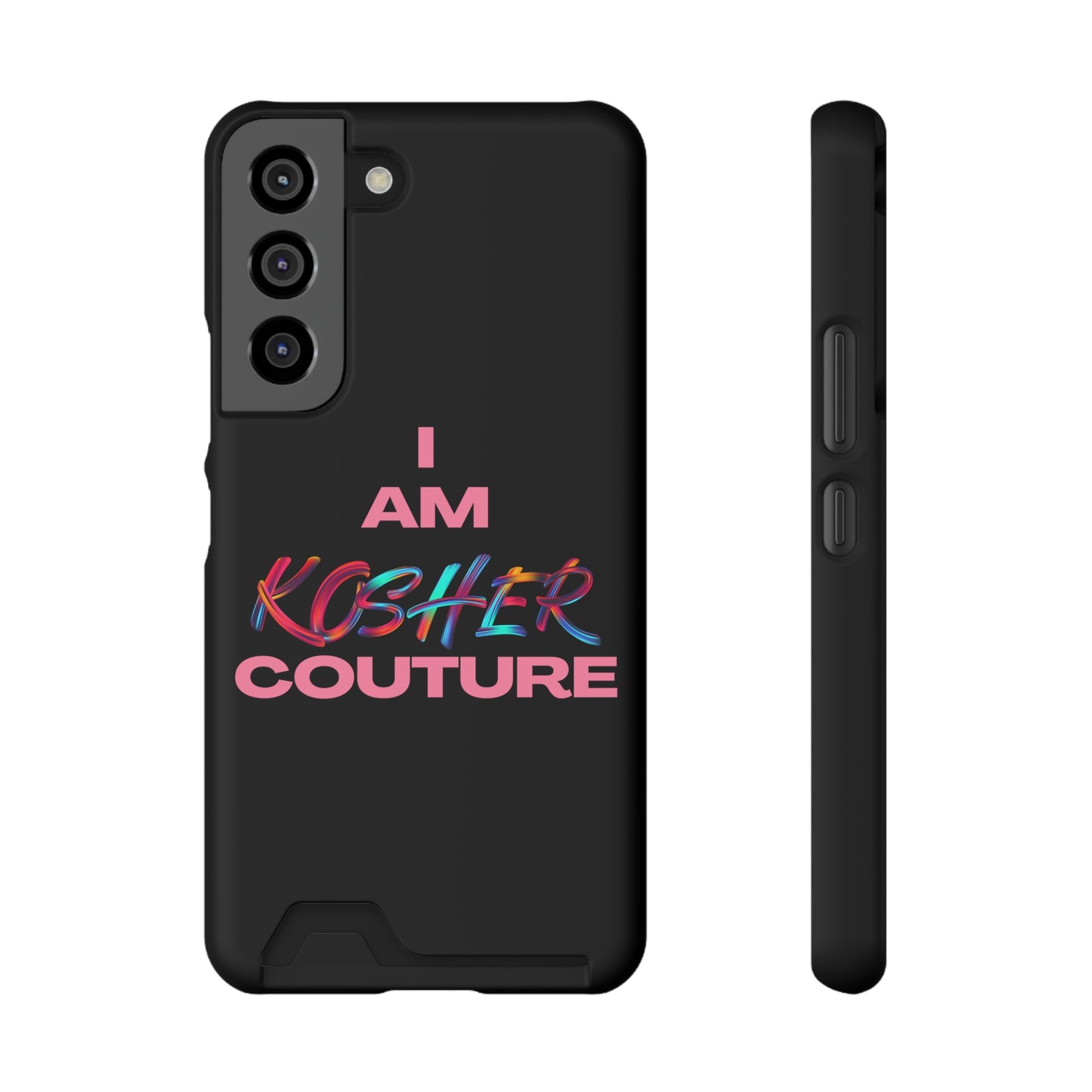 I Am Kosher Couture Phone Case with Card Holder