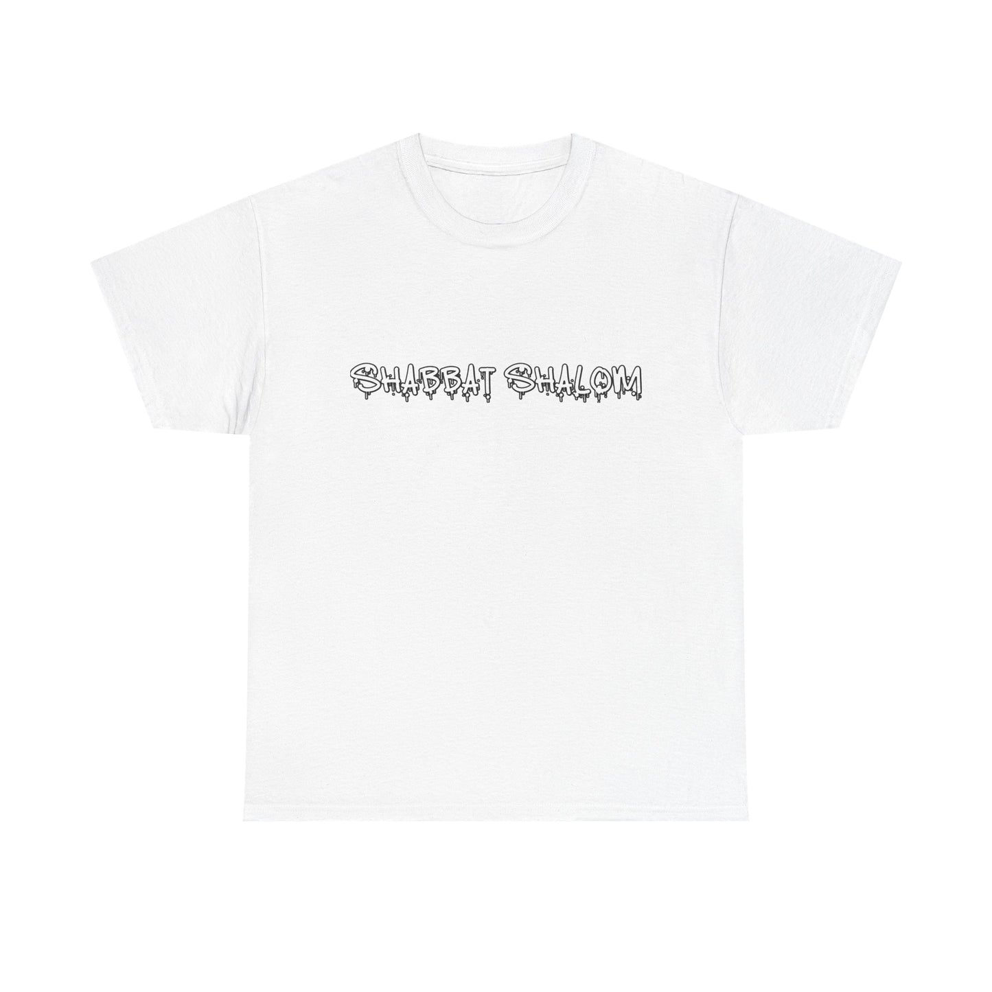 Shabbat Shalom Graffiti Tee - Urban Style Meets Tradition