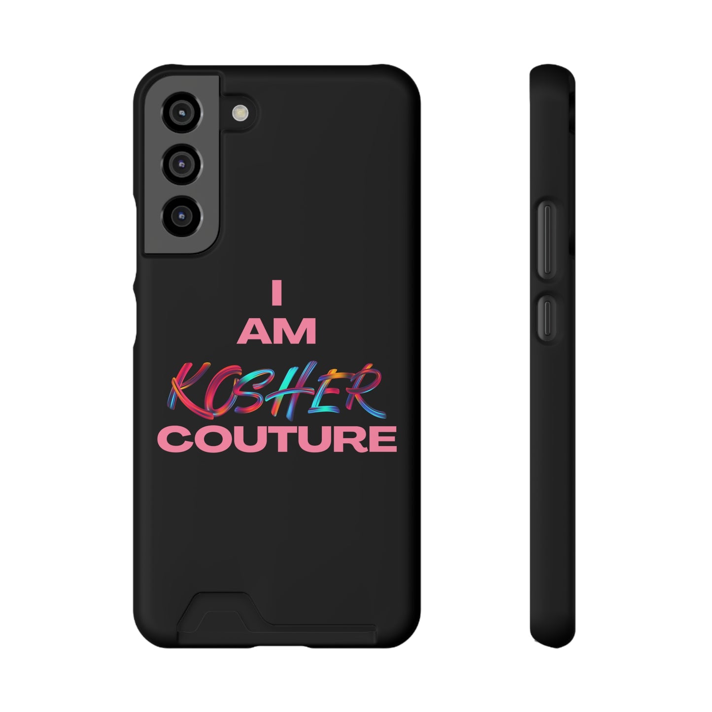 I Am Kosher Couture Phone Case with Card Holder