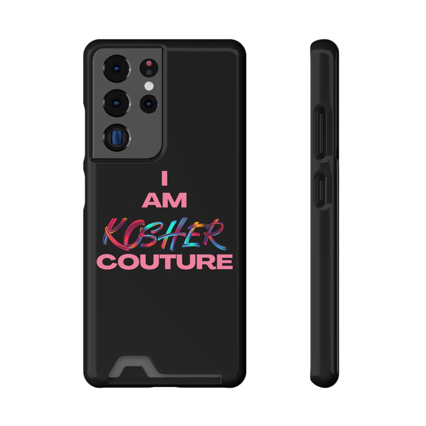 I Am Kosher Couture Phone Case with Card Holder