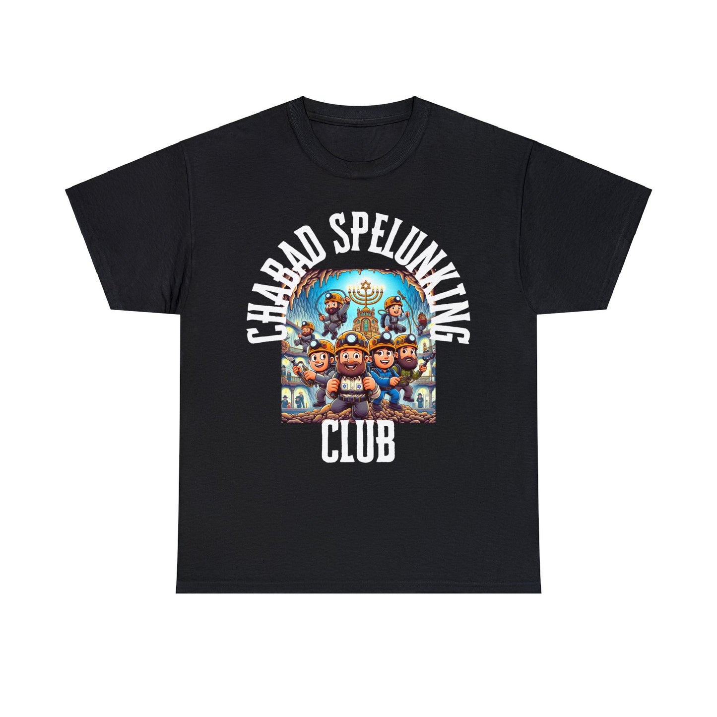 The Chabad Spelunking Club T-Shirt: Digging Deeper with Humor