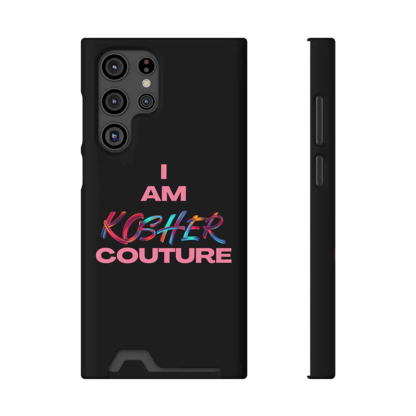 I Am Kosher Couture Phone Case with Card Holder