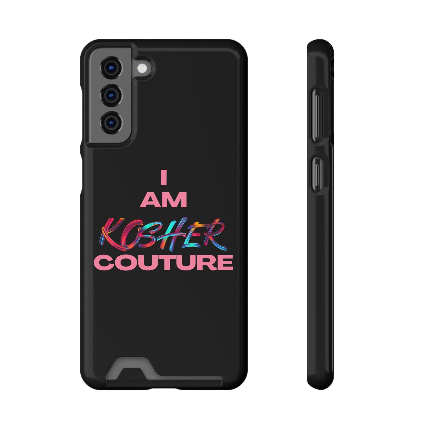I Am Kosher Couture Phone Case with Card Holder