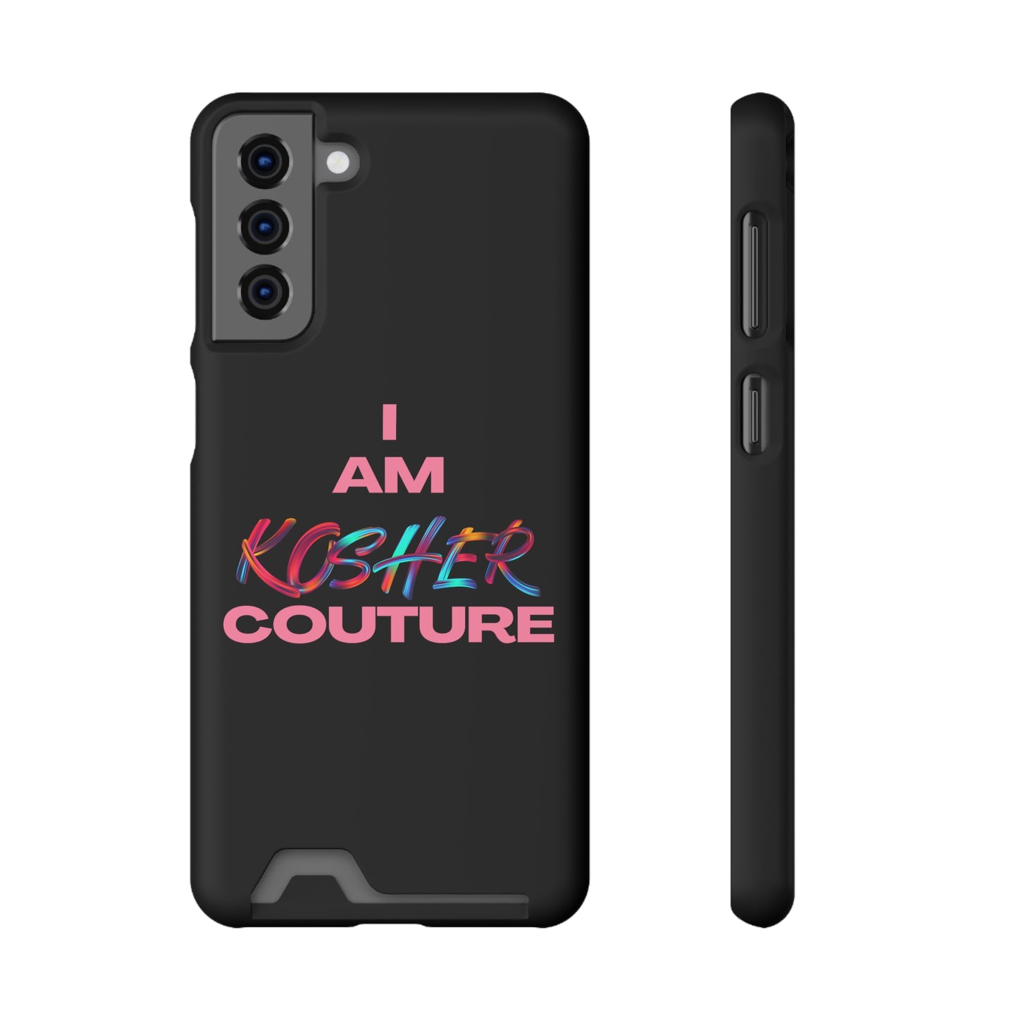 I Am Kosher Couture Phone Case with Card Holder