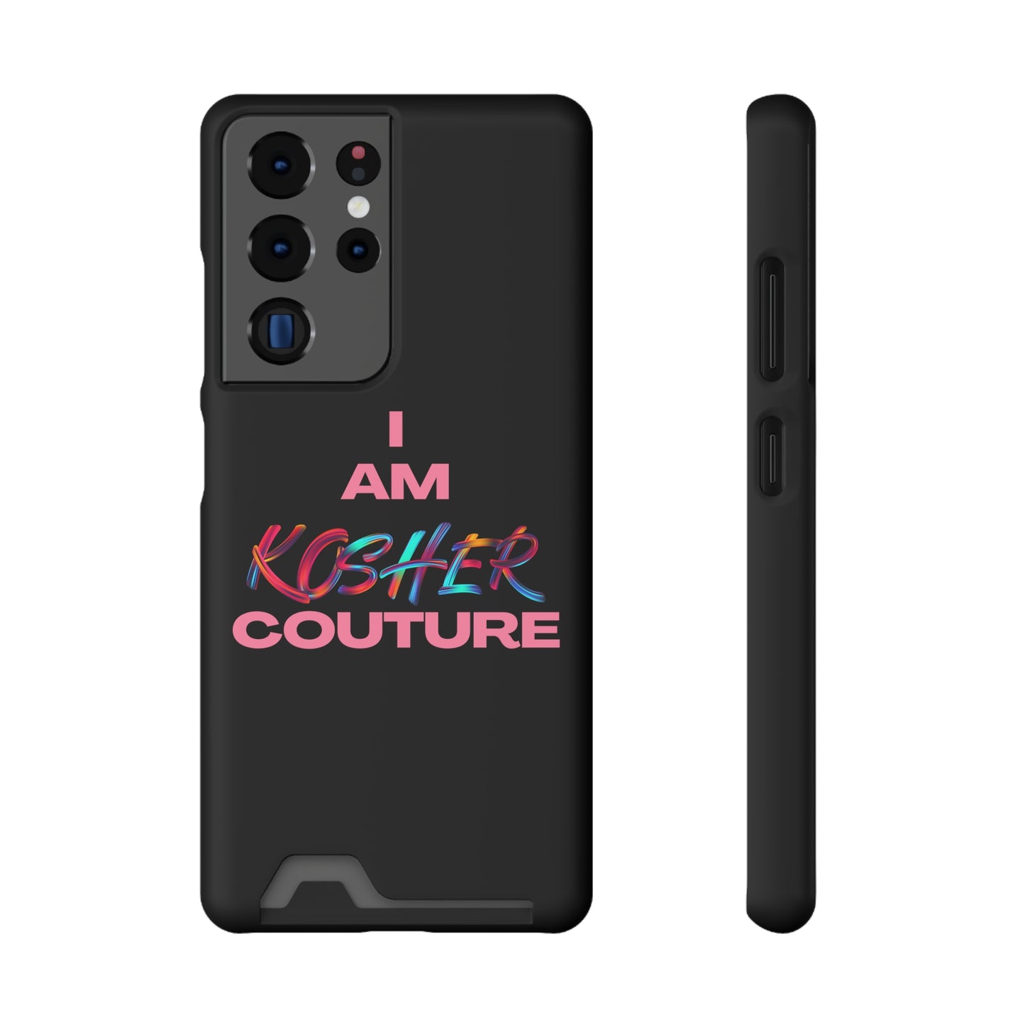 I Am Kosher Couture Phone Case with Card Holder