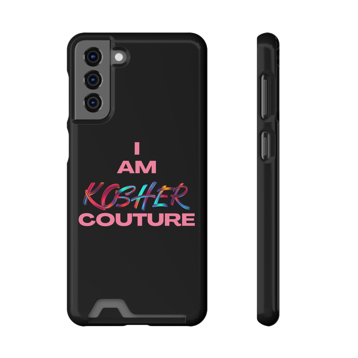 I Am Kosher Couture Phone Case with Card Holder