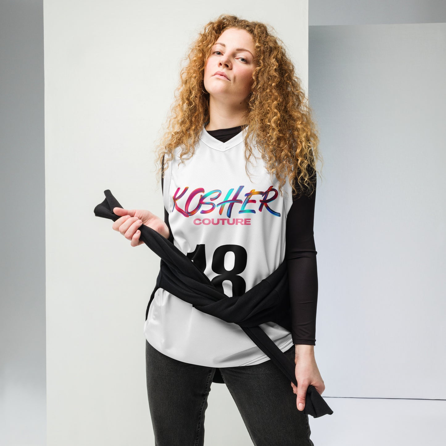 Kosher Couture Recycled Unisex Basketball Jersey