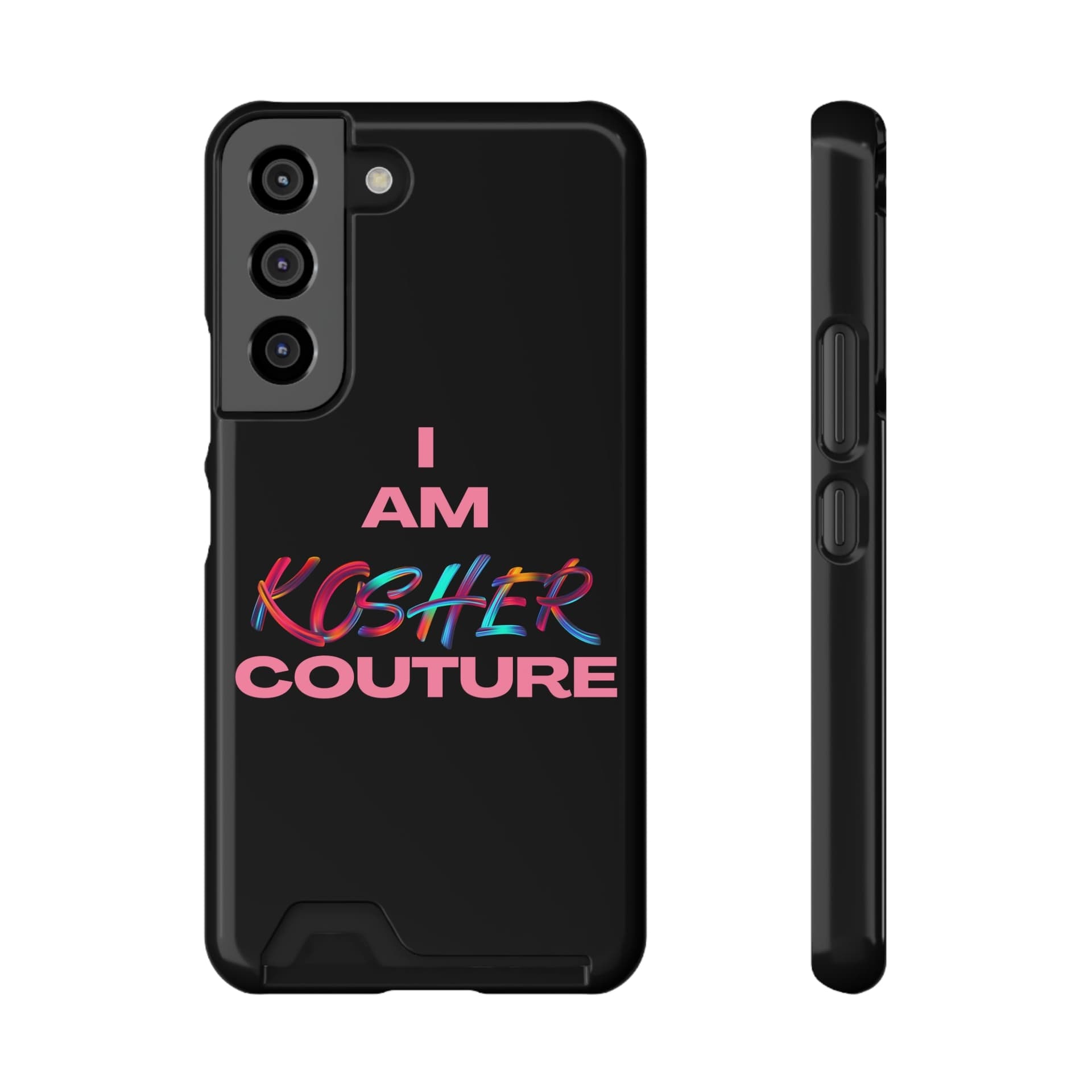I Am Kosher Couture Phone Case with Card Holder