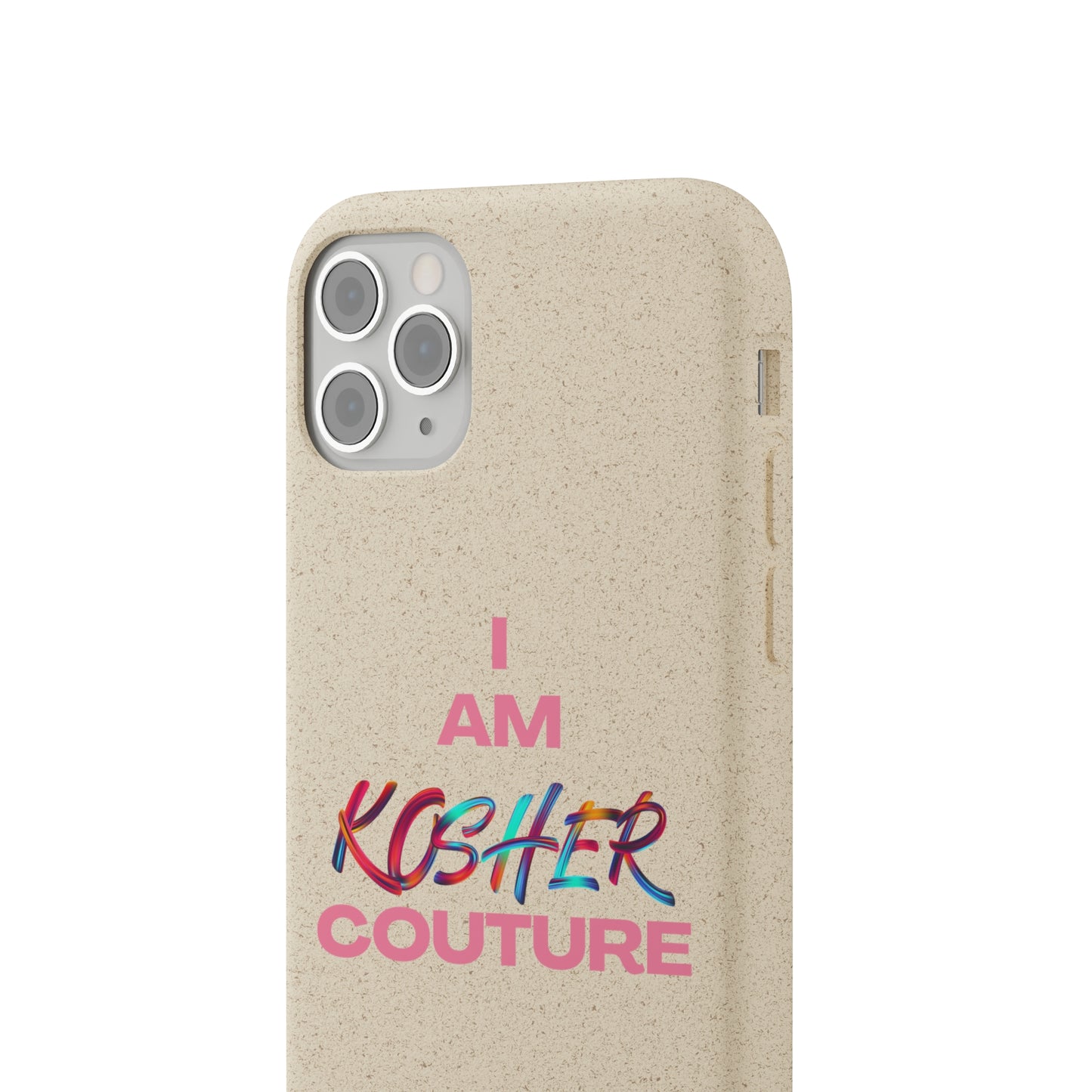 "I Am Kosher Couture" Biodegradable Phone Case