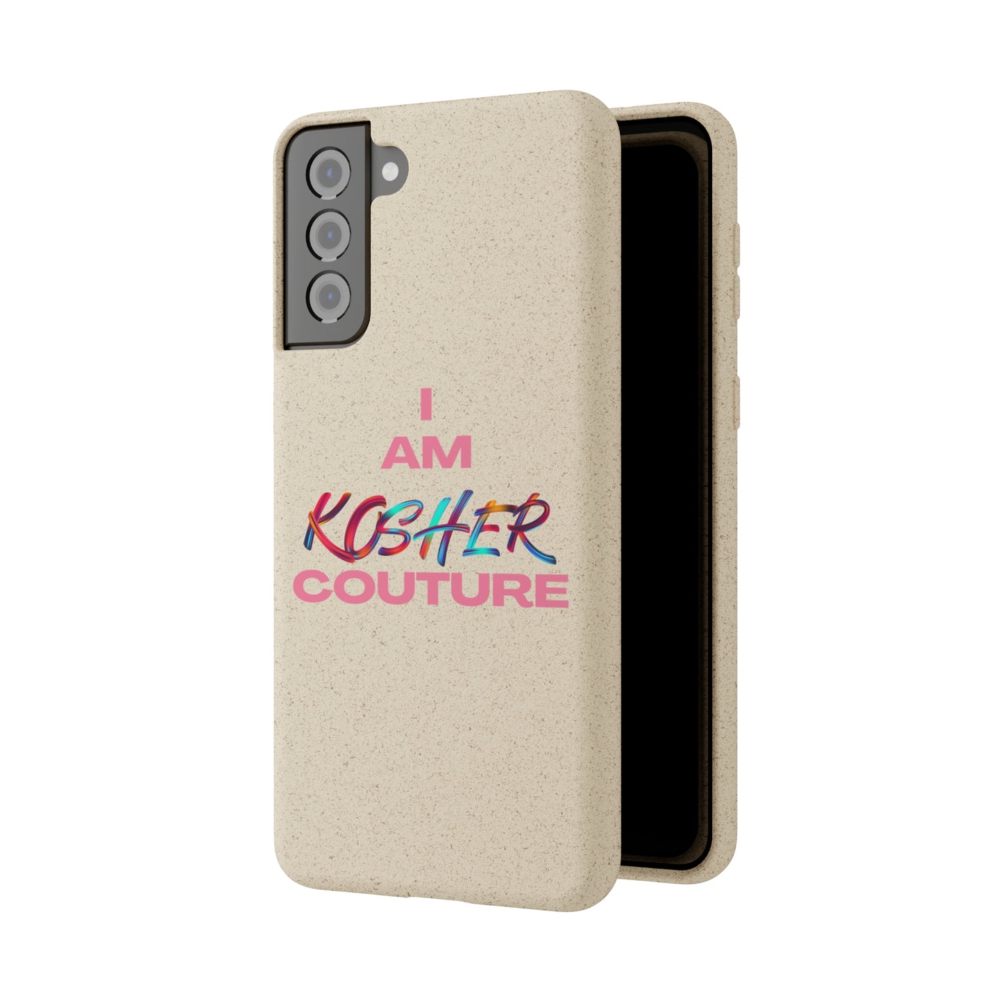 "I Am Kosher Couture" Biodegradable Phone Case