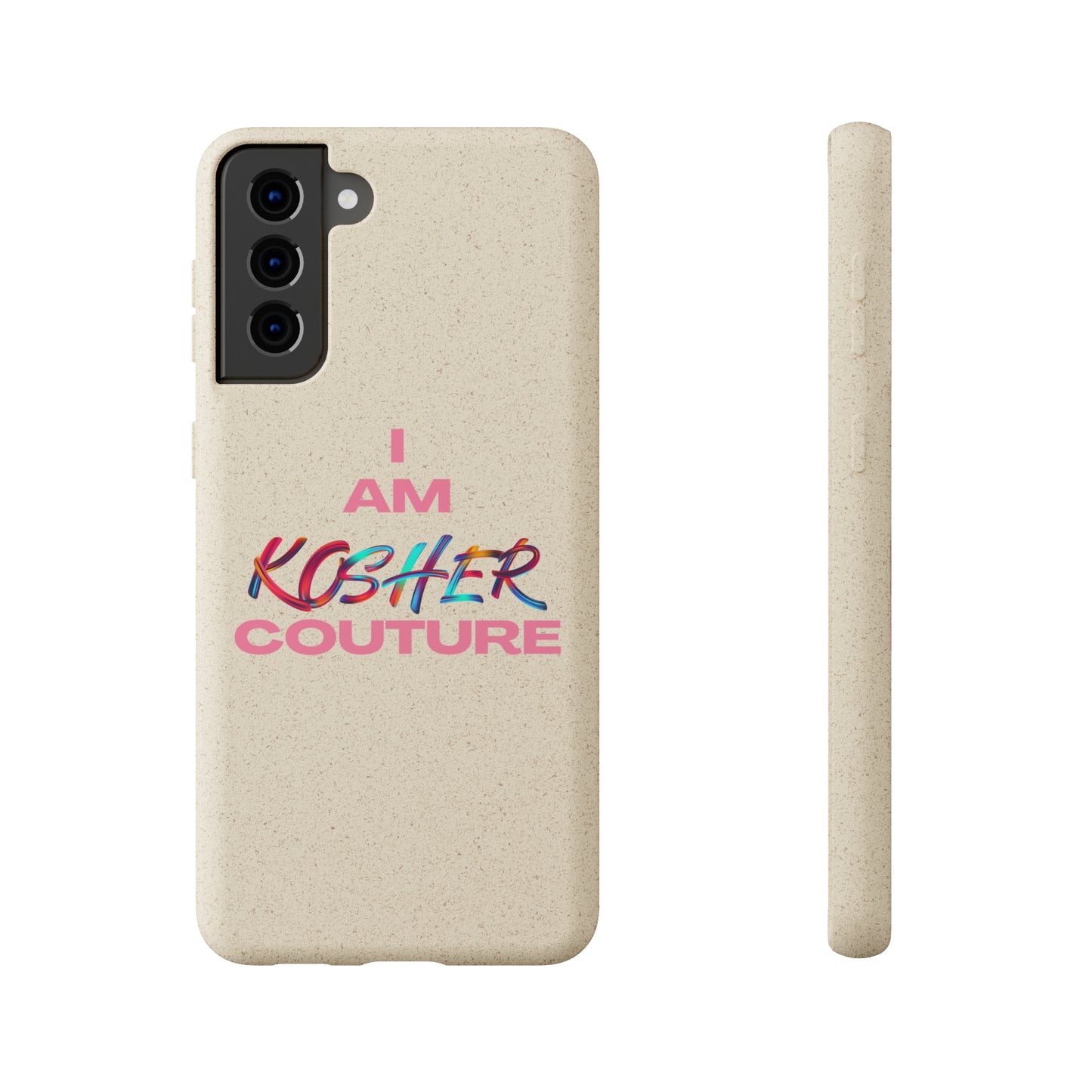 "I Am Kosher Couture" Biodegradable Phone Case