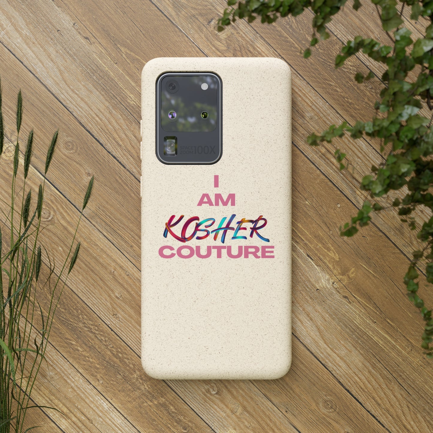 "I Am Kosher Couture" Biodegradable Phone Case