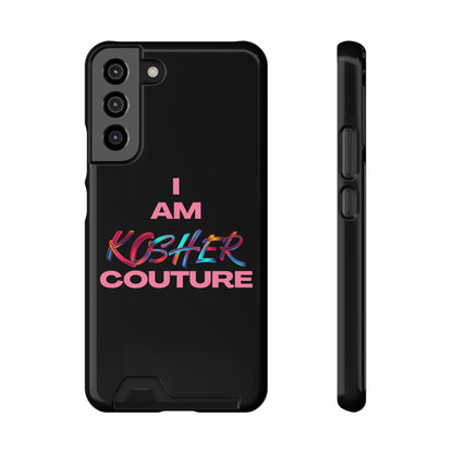 I Am Kosher Couture Phone Case with Card Holder