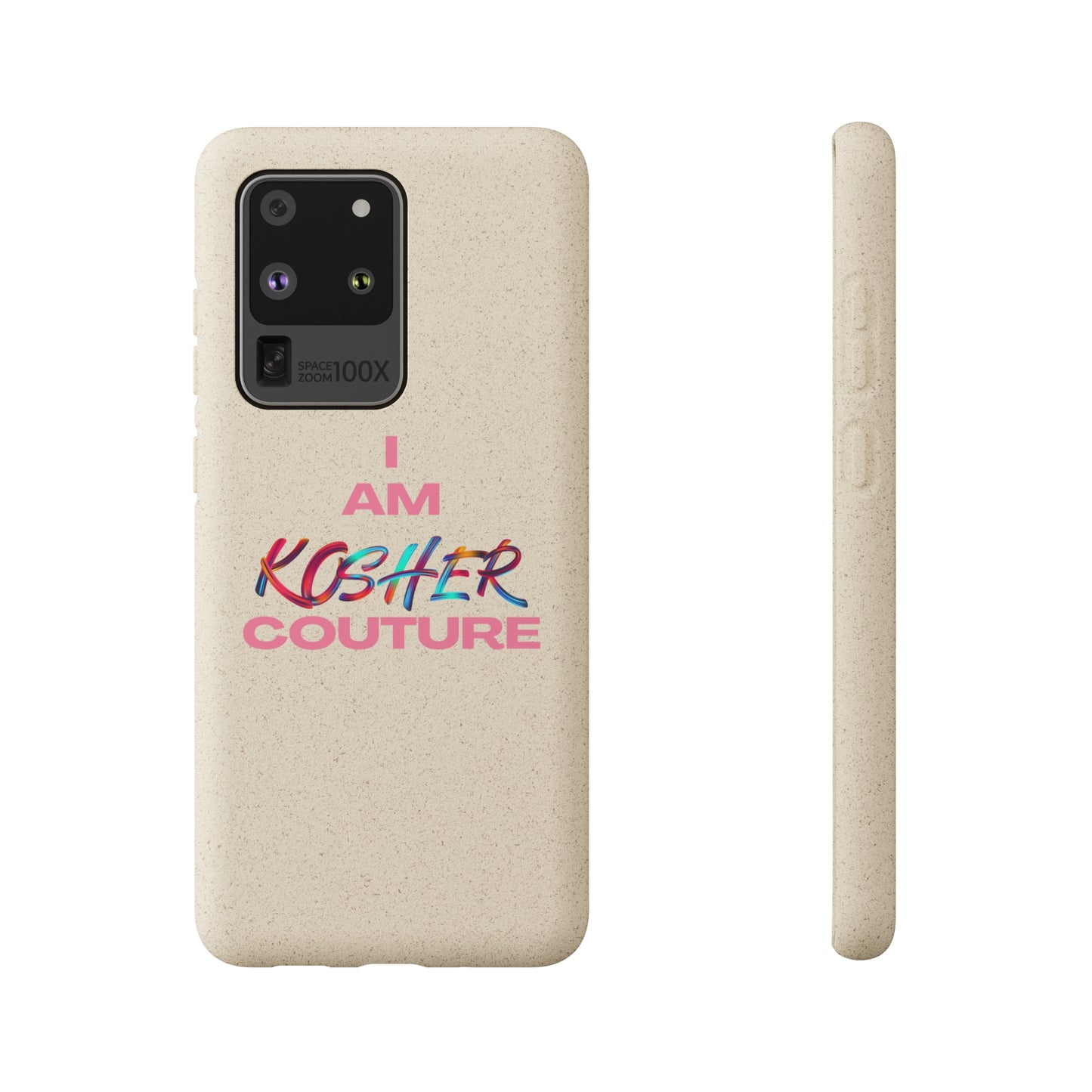 "I Am Kosher Couture" Biodegradable Phone Case
