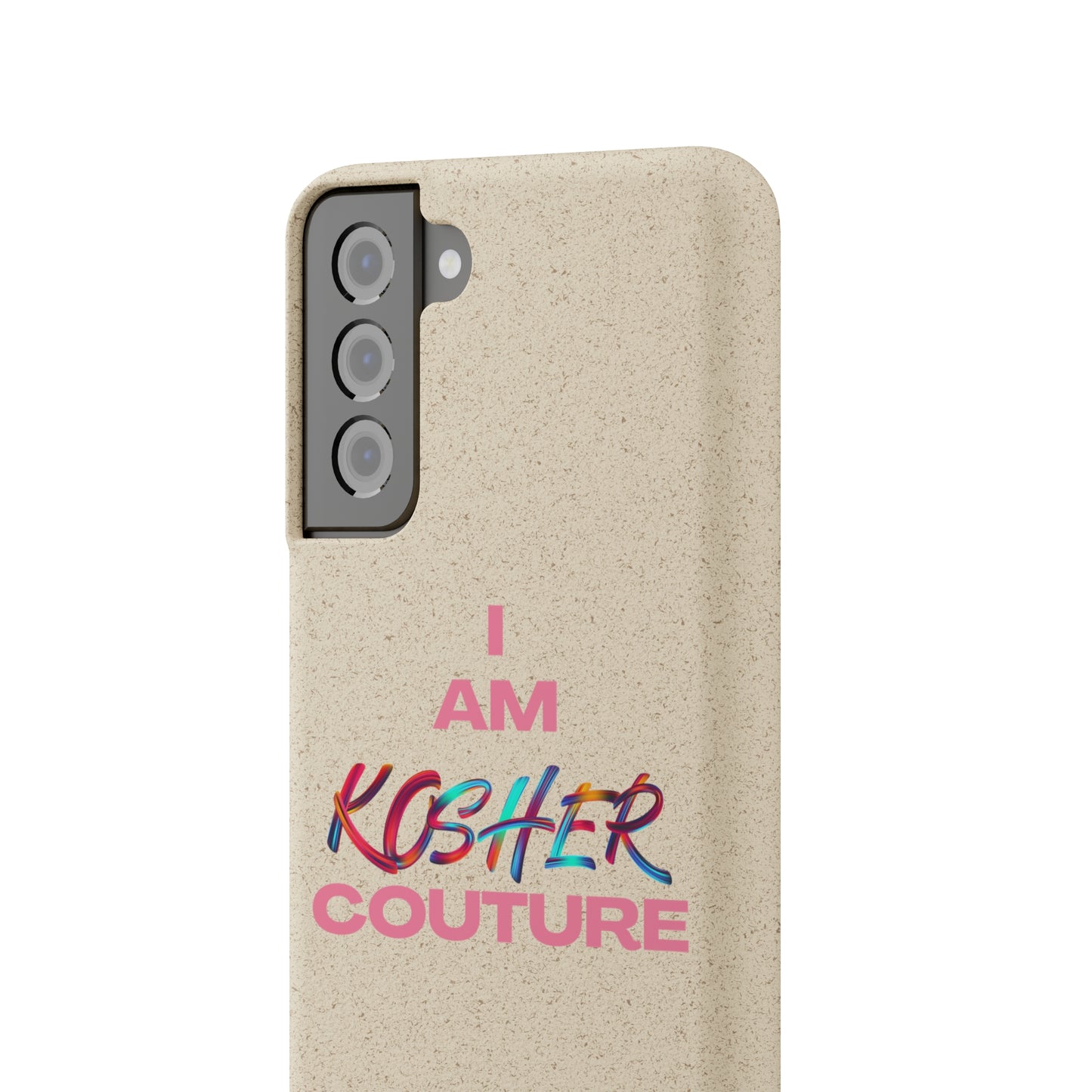 "I Am Kosher Couture" Biodegradable Phone Case