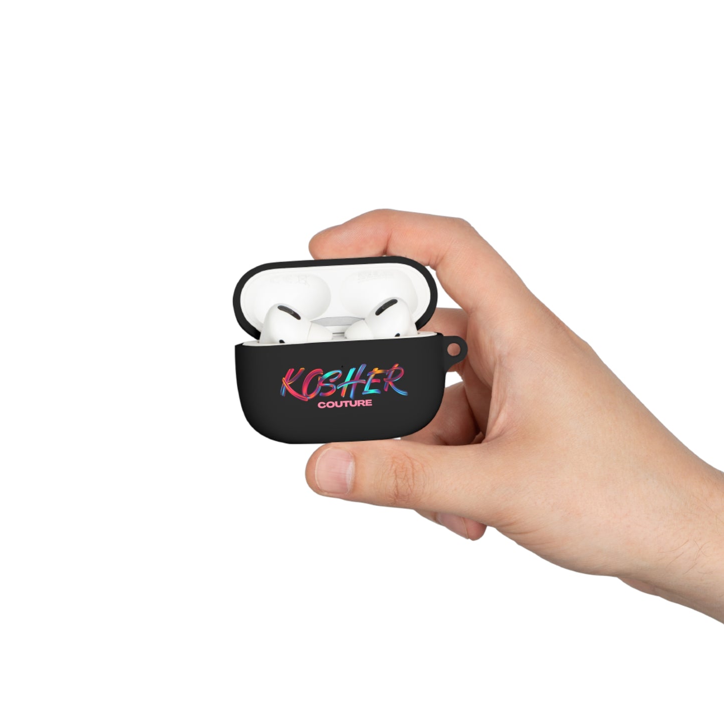 Kosher Couture AirPods® Armor - Stylish & Durable Case with Carabiner