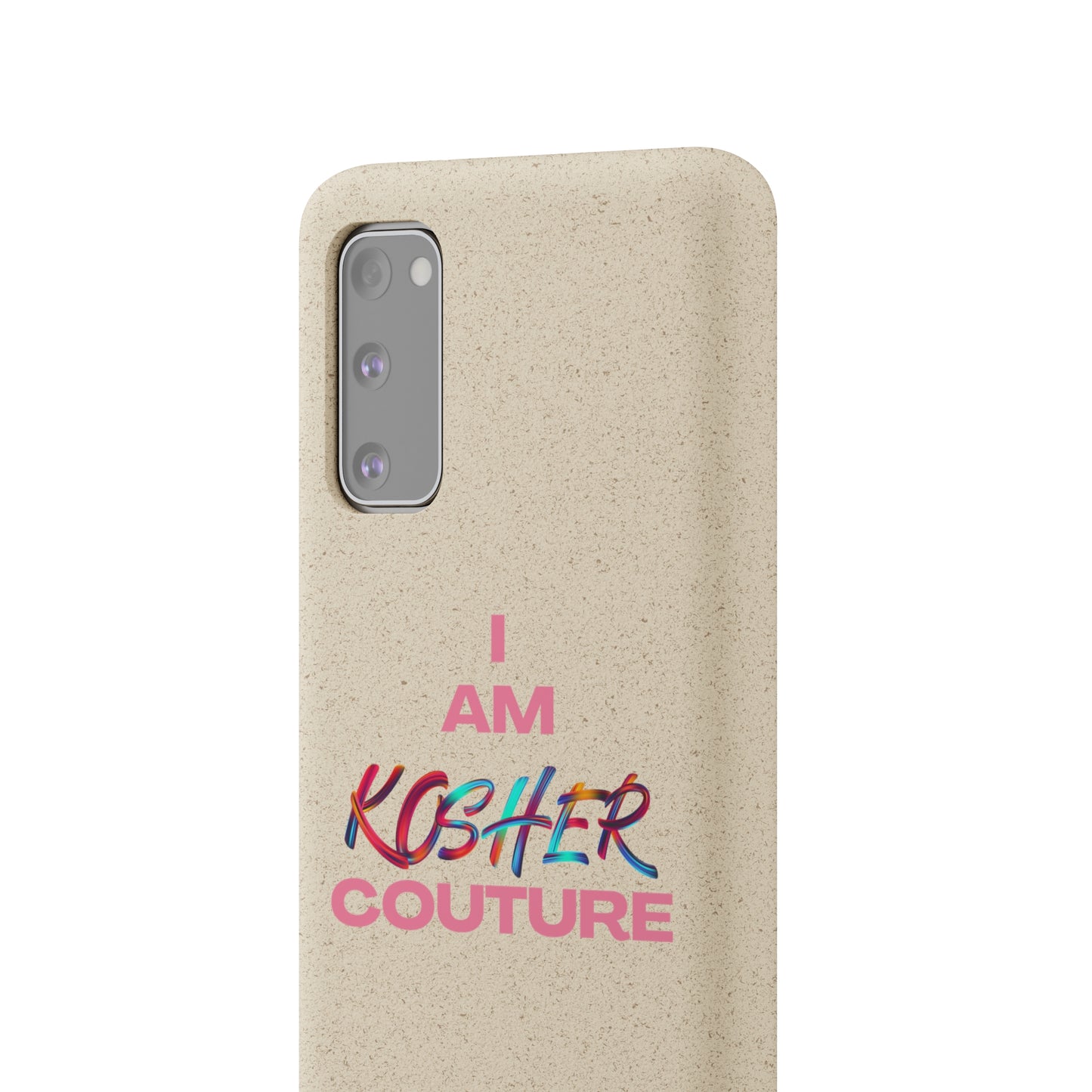 "I Am Kosher Couture" Biodegradable Phone Case