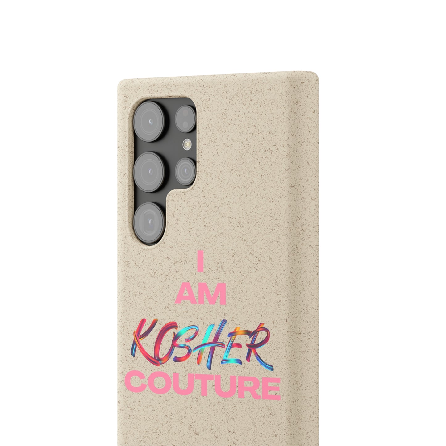 "I Am Kosher Couture" Biodegradable Phone Case