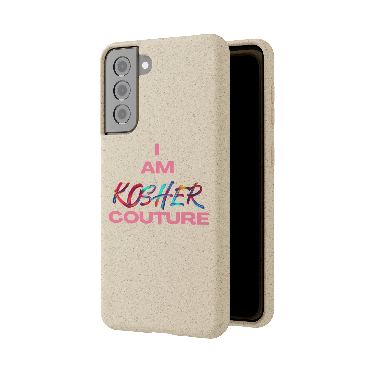 "I Am Kosher Couture" Biodegradable Phone Case