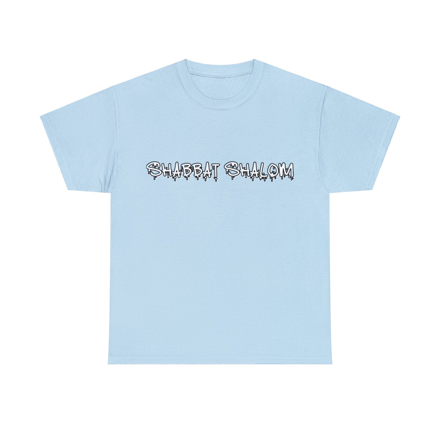 Shabbat Shalom Graffiti Tee - Urban Style Meets Tradition