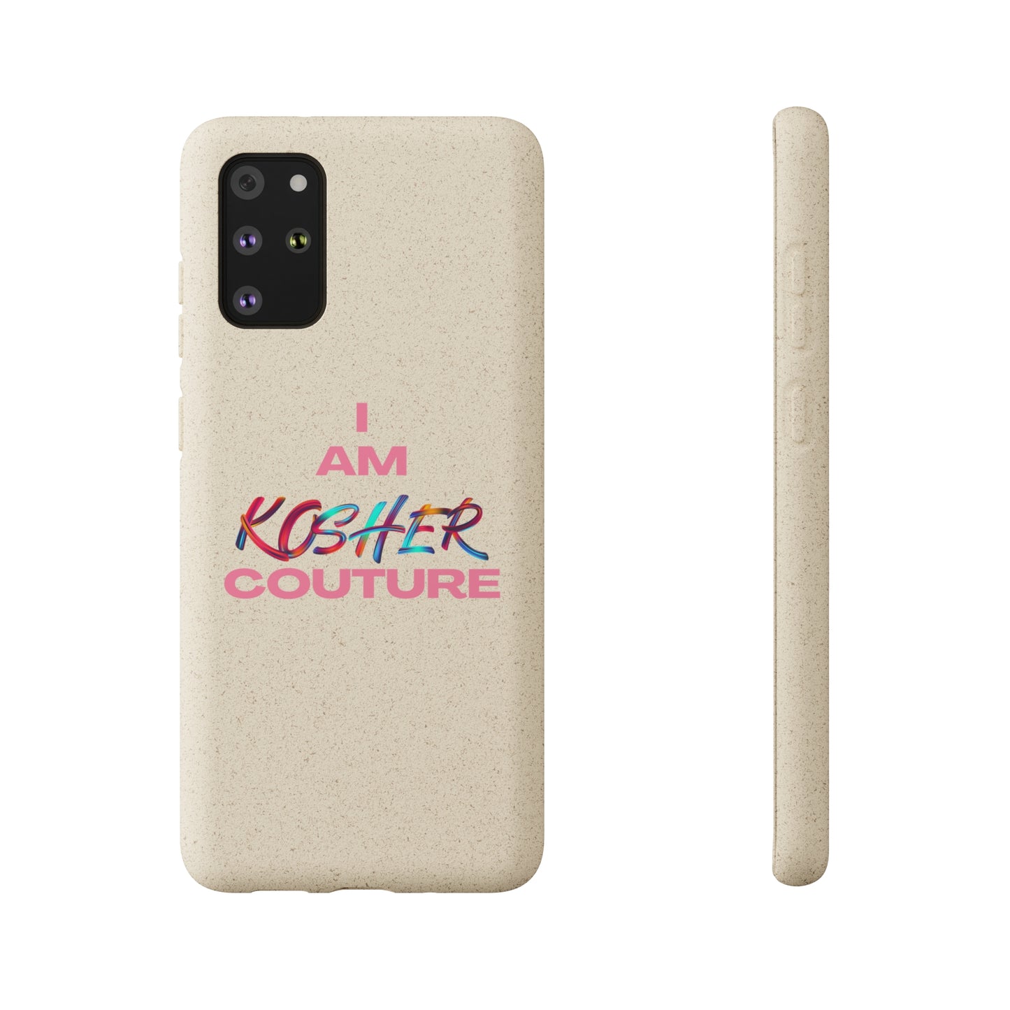 "I Am Kosher Couture" Biodegradable Phone Case