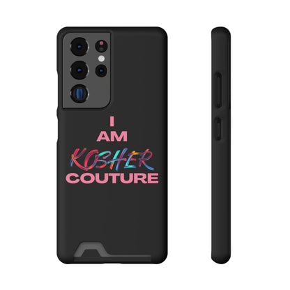I Am Kosher Couture Phone Case with Card Holder