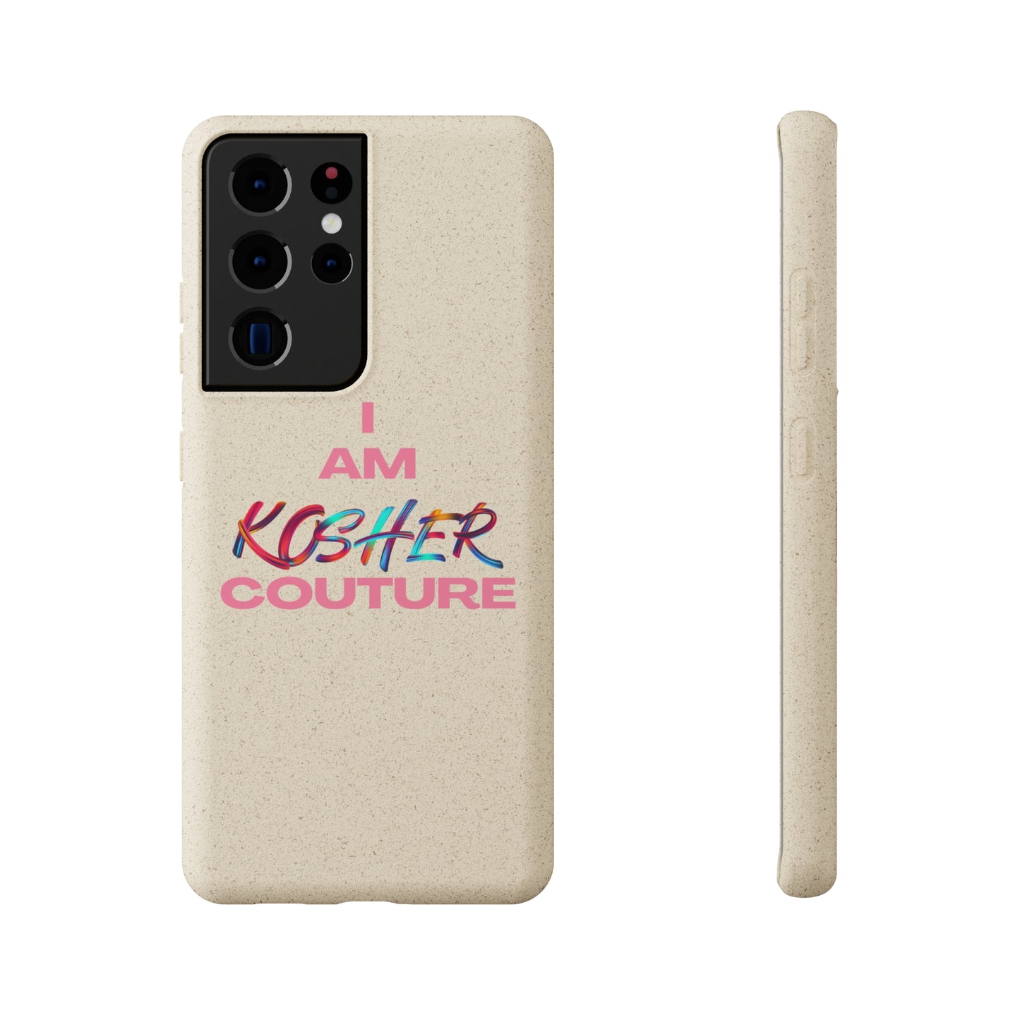 "I Am Kosher Couture" Biodegradable Phone Case